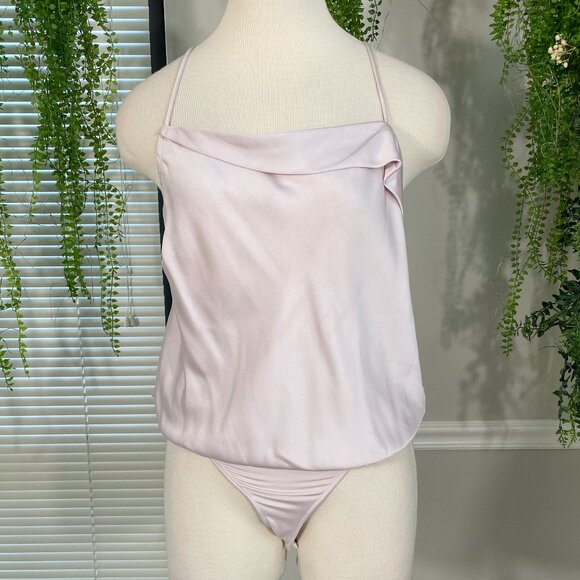 Astr | Drape Front Cami Bodysuit - Picture 1 of 6